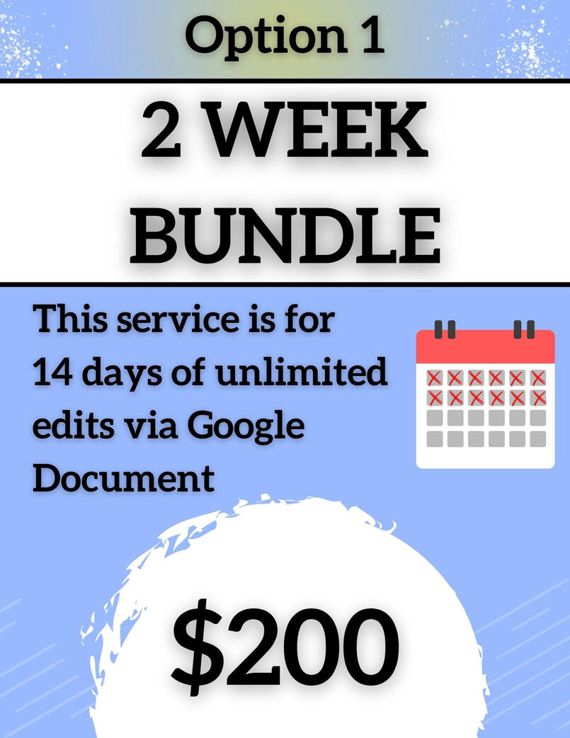 2 Week Bundle