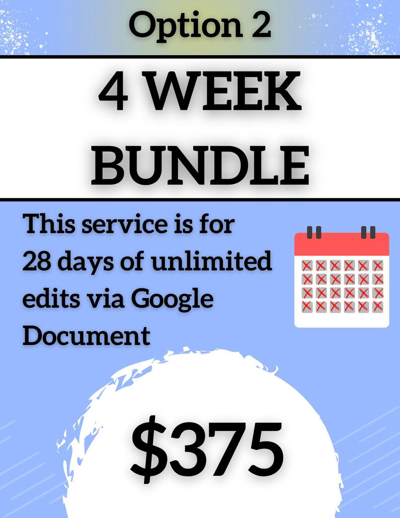 4 Week Bundle